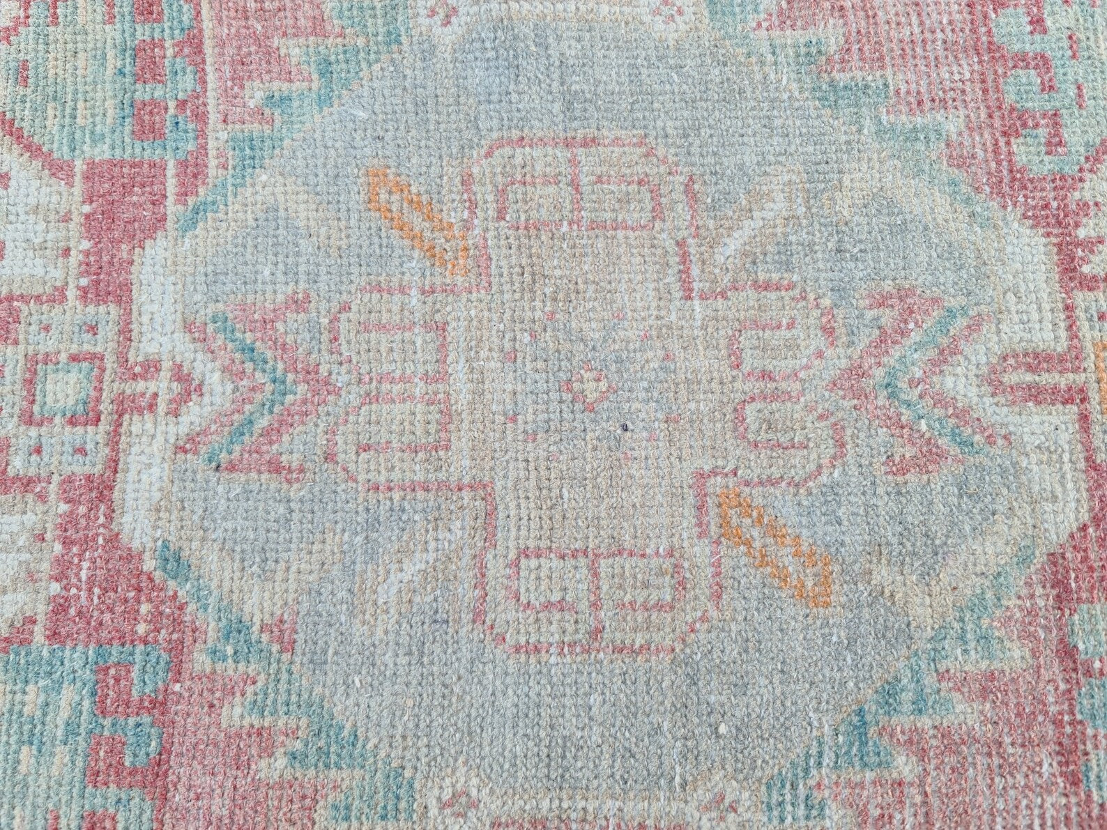 Vintage Turkish Mini Rug 1.6 x 3.2 ft