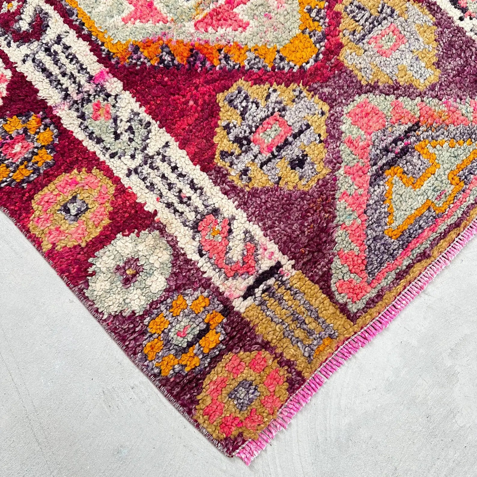 Vintage Turkish Runner Rug 2.7 x 10.5 ft