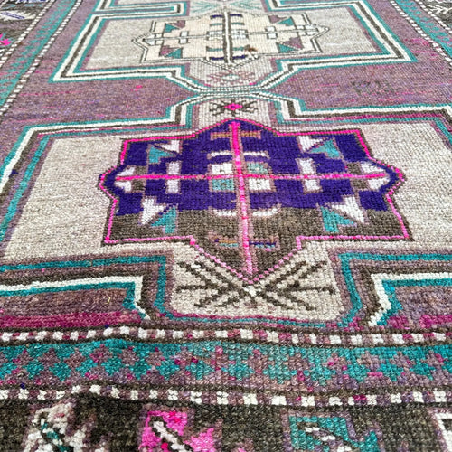 Vintage Persian Accent Area Rug 4.5 x 11.7 ft