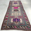 Vintage Persian Accent Area Rug 4.5 x 11.7 ft