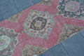 Vintage Turkish Runner Rug 2.7 x 10.2 ft