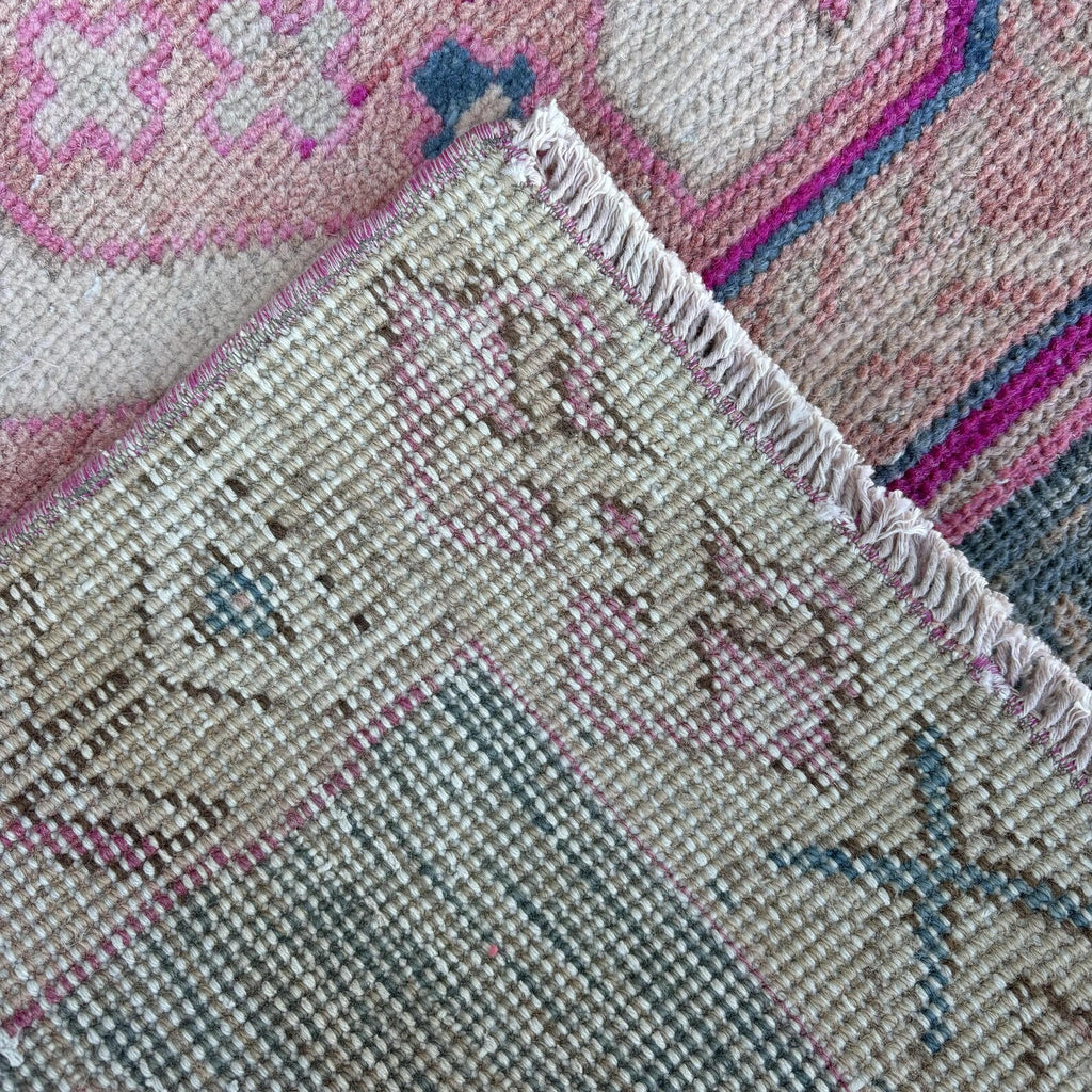 Vintage Persian Runner Rug 2.9 x 10.4 ft