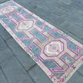 Vintage Persian Runner Rug 2.9 x 10.4 ft