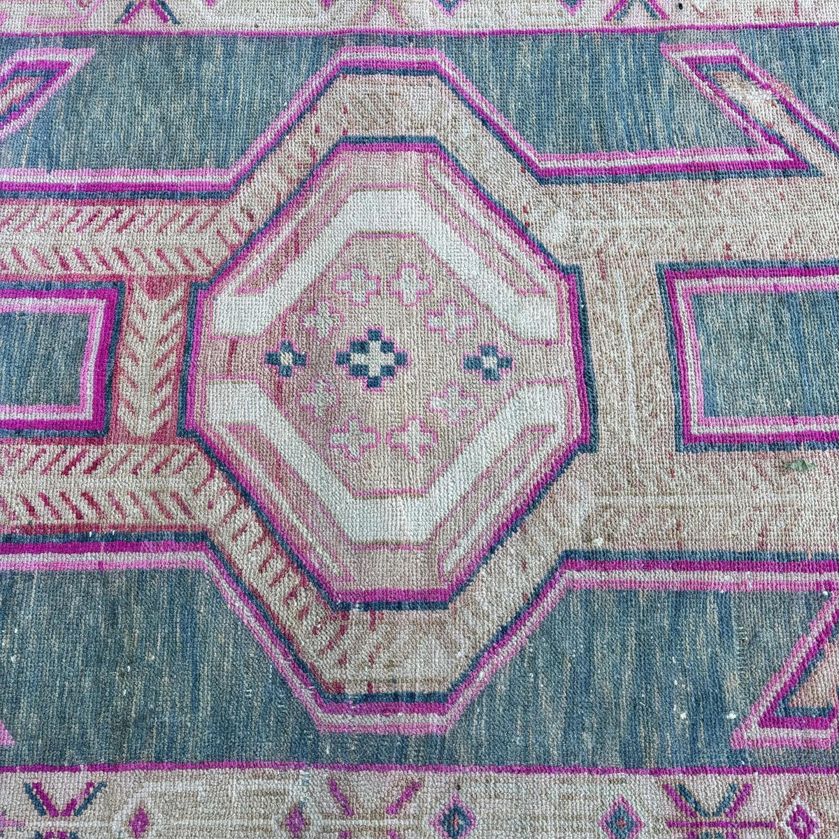 Vintage Persian Runner Rug 2.9 x 10.4 ft