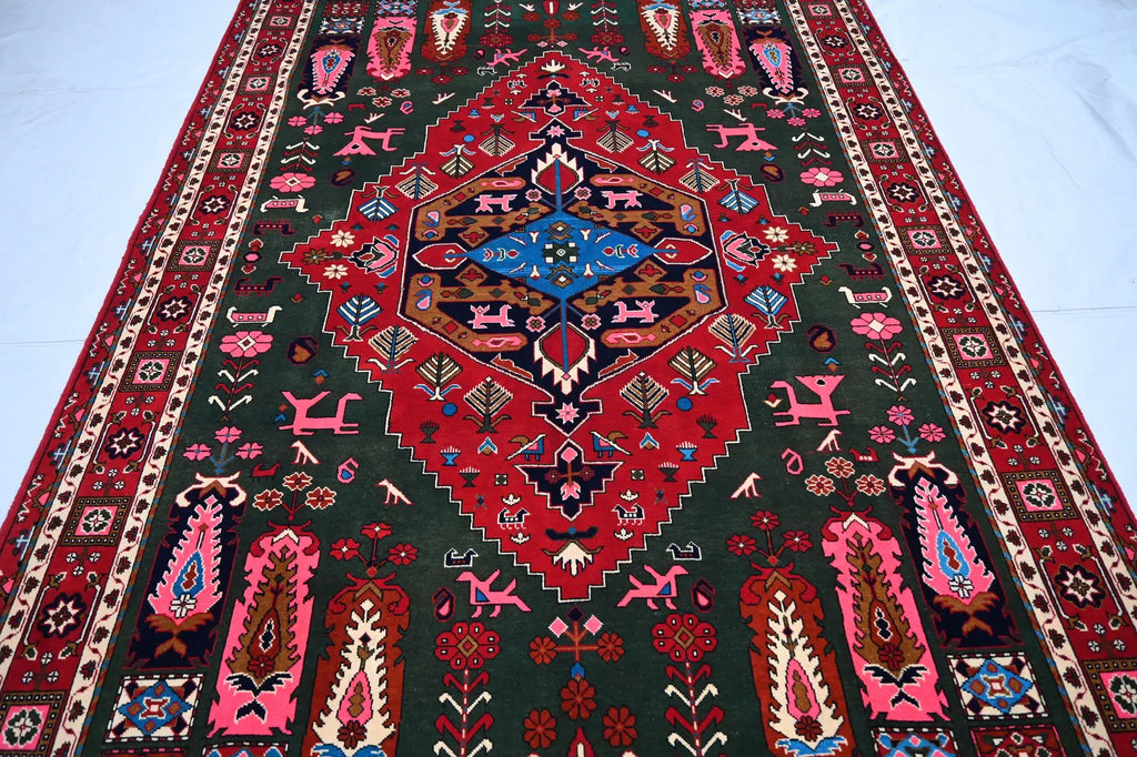 XL Afghan Accent Area rug 6.9 x 10 ft