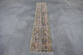 Vintage Turkish Runner Rug 1.7 x 9.6 ft