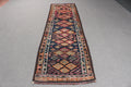 Vintage Turkish Runner Rug 2.7 x 9.6 ft