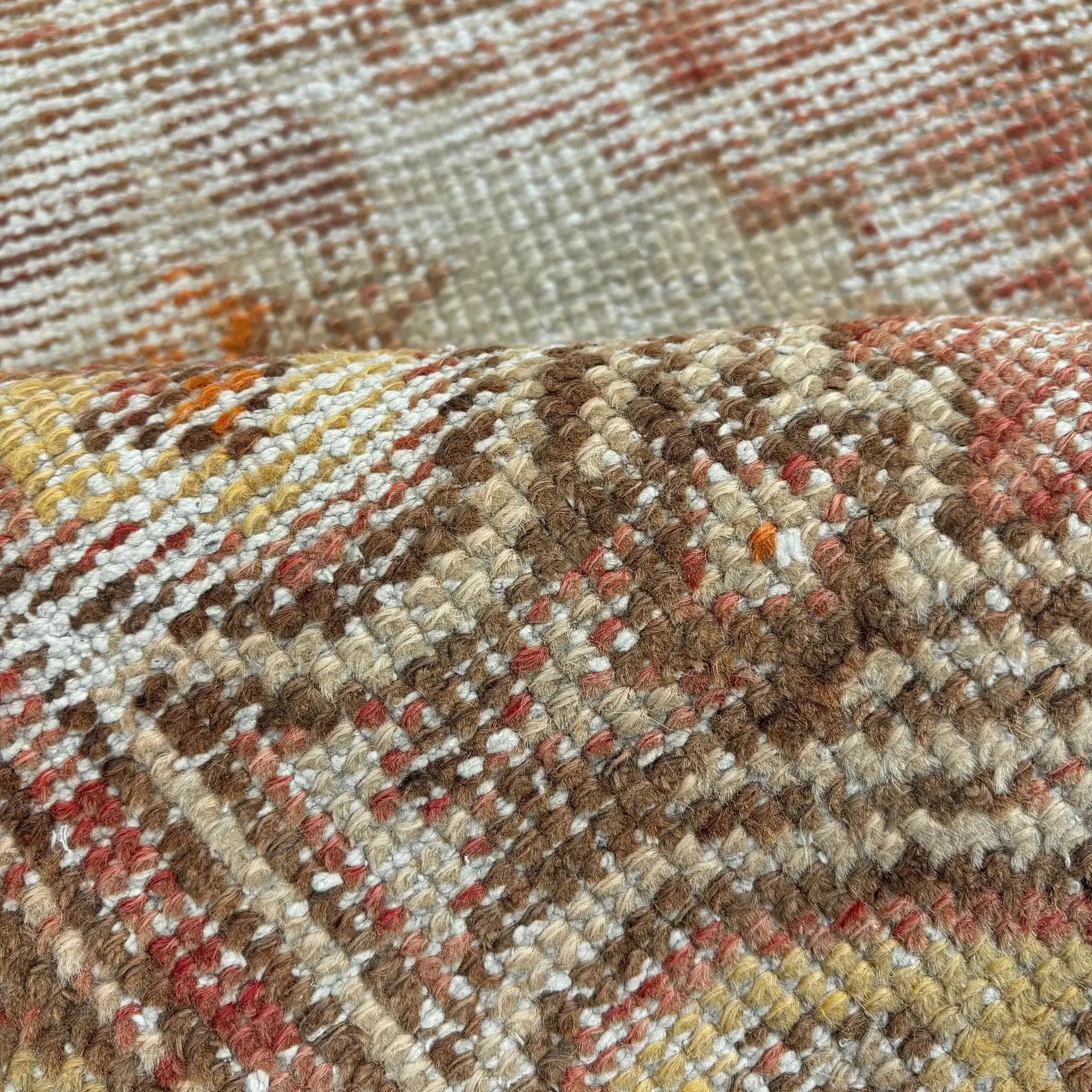 Vintage Turkish Mini Rug 1.5 x 2.4 ft