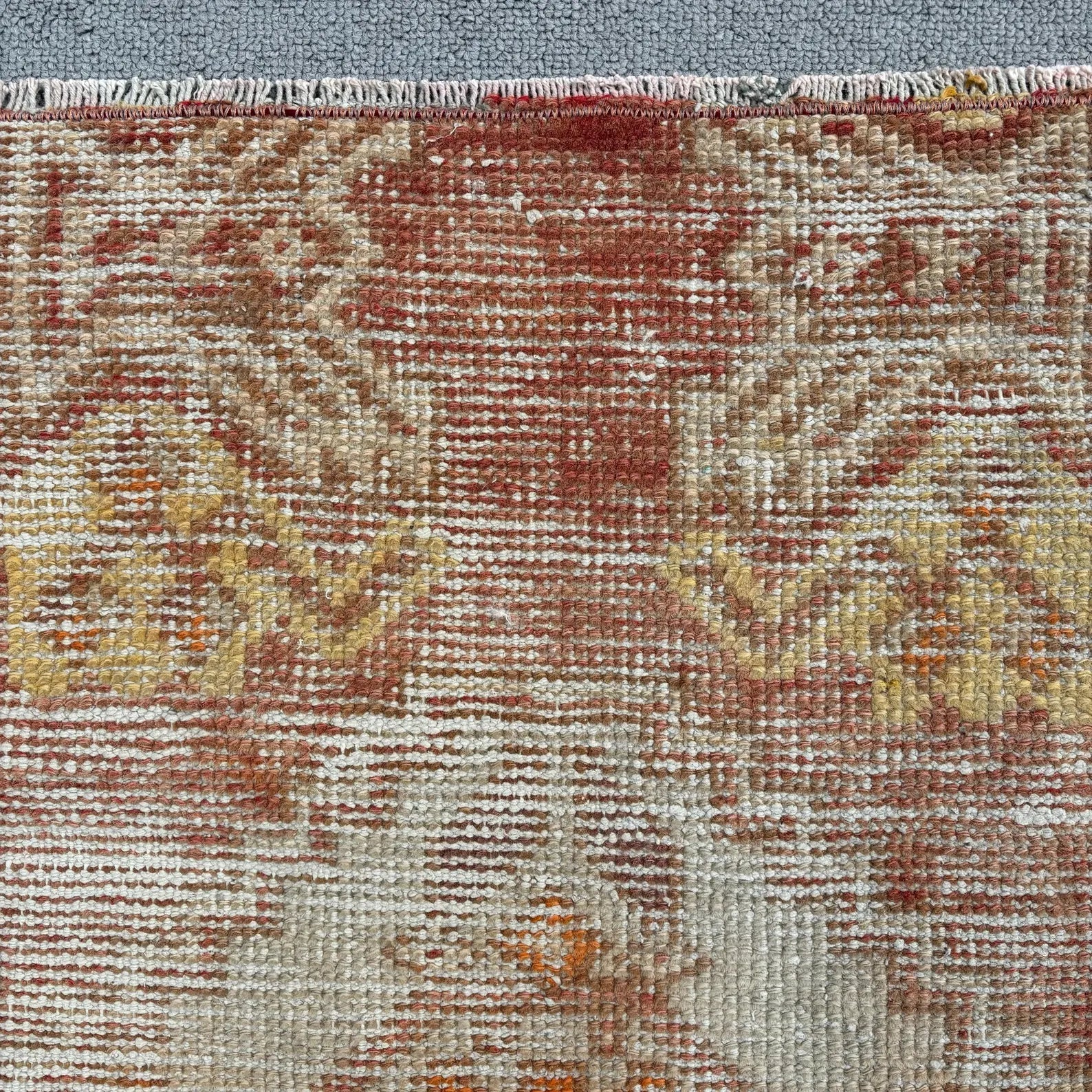 Vintage Turkish Mini Rug 1.5 x 2.4 ft