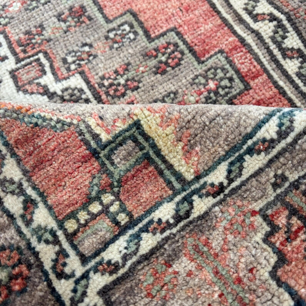 Vintage Turkish Mini Rug 1.8 x 3 ft
