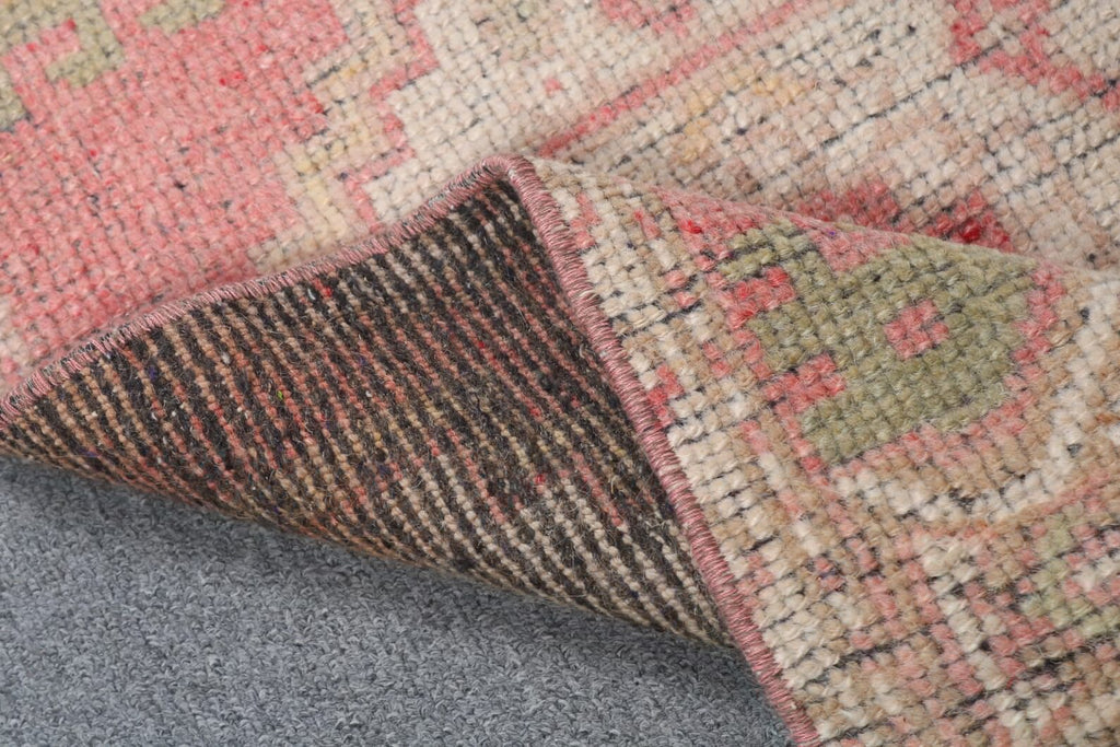 Vintage Turkish Mini Rug 1.6 x 3 ft