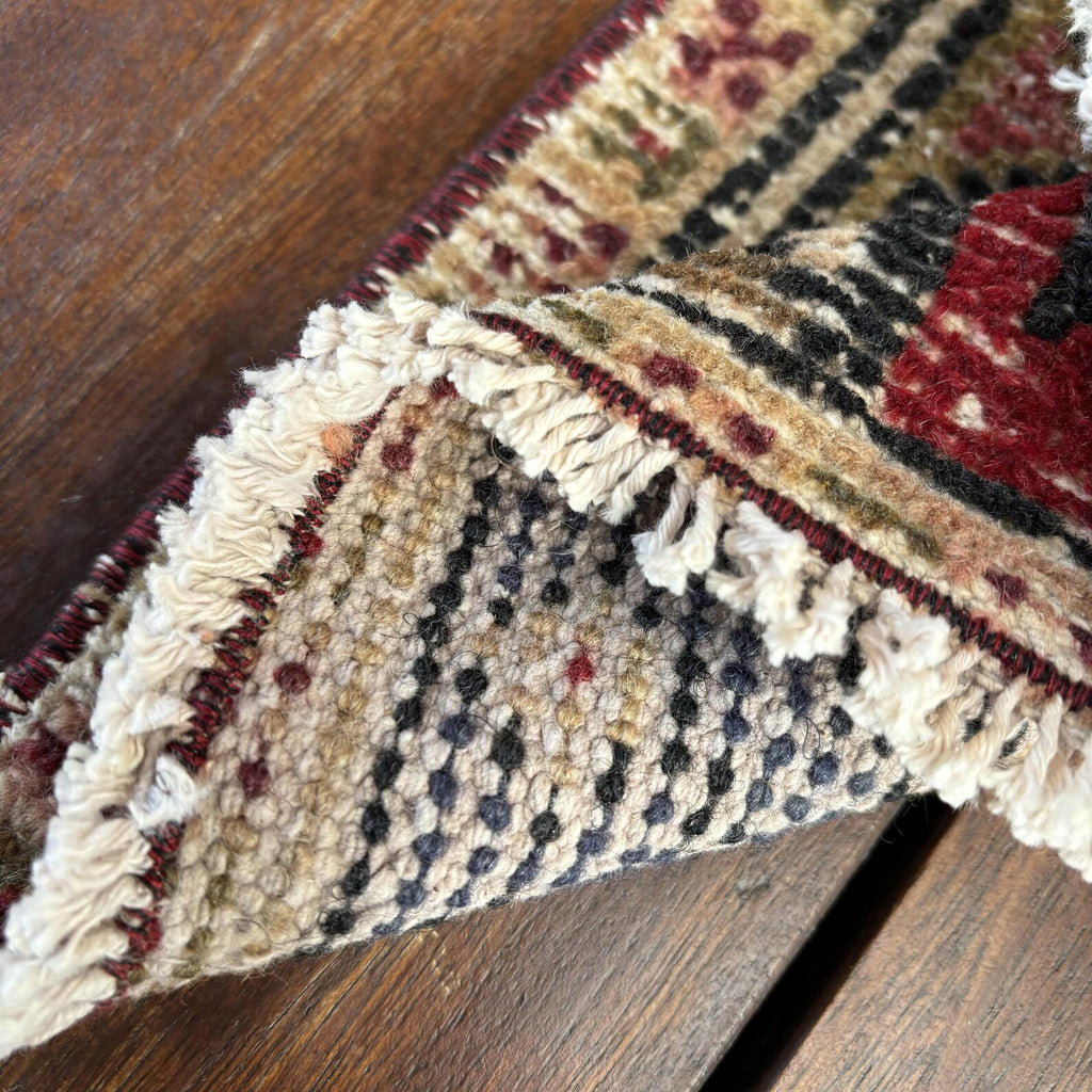 Vintage Turkish Mini Rug 1.5 x 3.1 ft