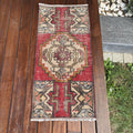 Vintage Turkish Mini Rug 1.4 x 3 ft