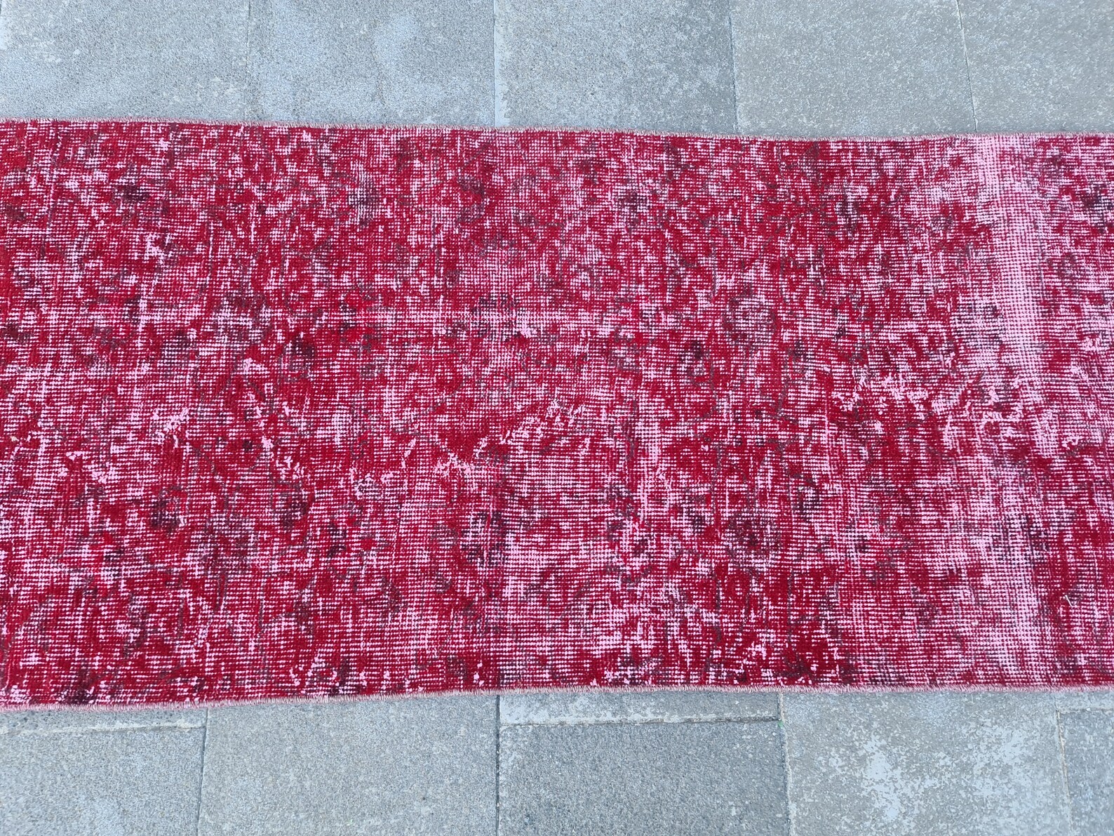 Vintage Turkish Runner Rug 2.2 x 9 ft