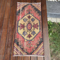 Vintage Turkish Mini Rug 1.4 x 2.9 ft