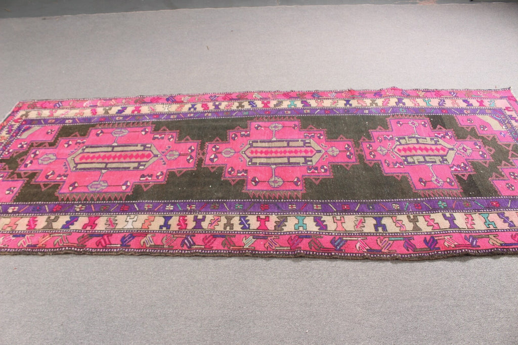 Vintage Persian Accent Area Rug 4 x 9.6 ft