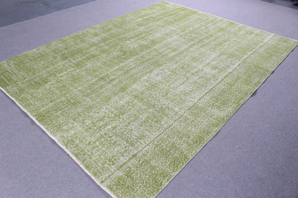 XL Vintage Turkish Accent Area Rug 6.9 x 9.1 ft