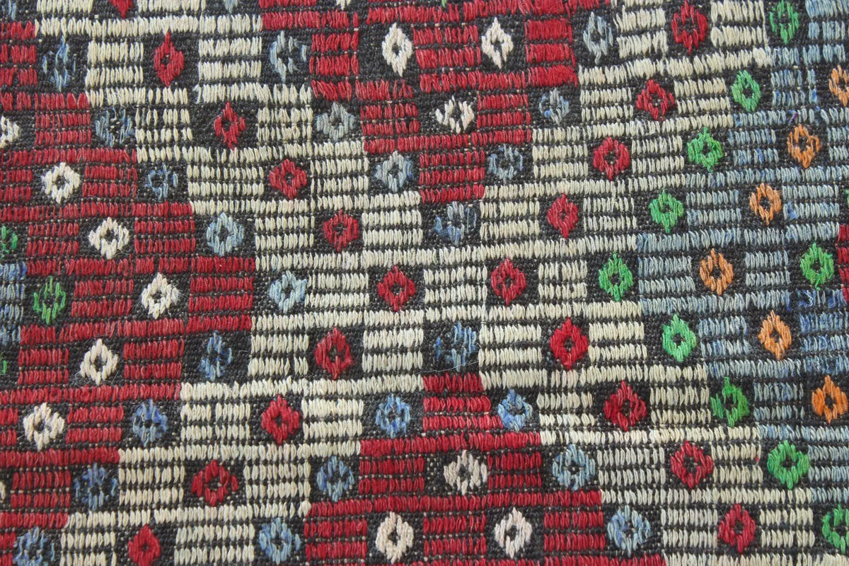 Vintage Turkish Runner Rug 2.6 x 9.4 ft