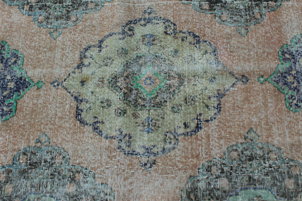 Vintage Turkish Runner Rug 2.7 x 13.3 ft