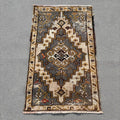 Vintage Turkish Mini Rug 2 x 3.2 ft