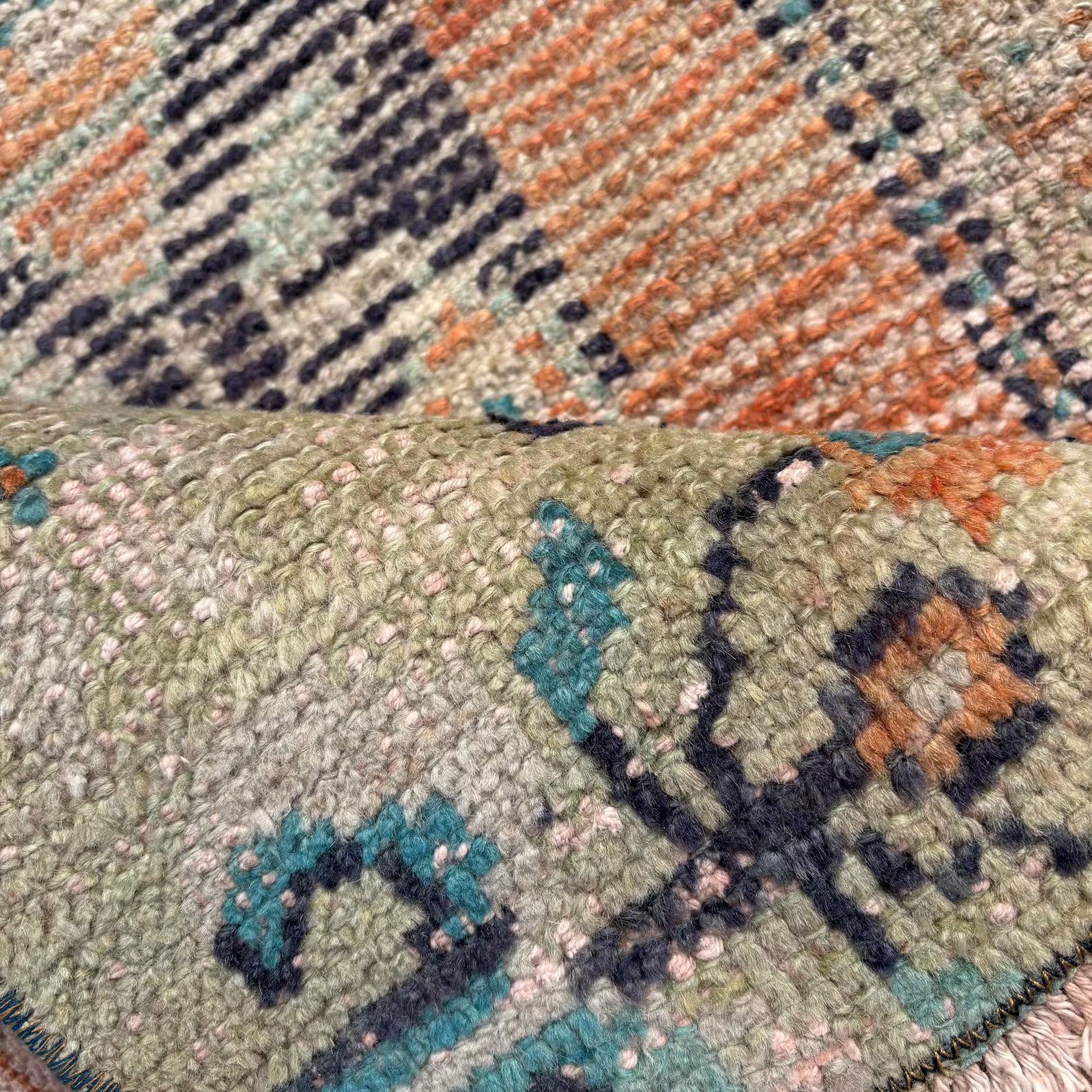 Vintage Turkish Mini Rug 1.8 x 2.5 ft