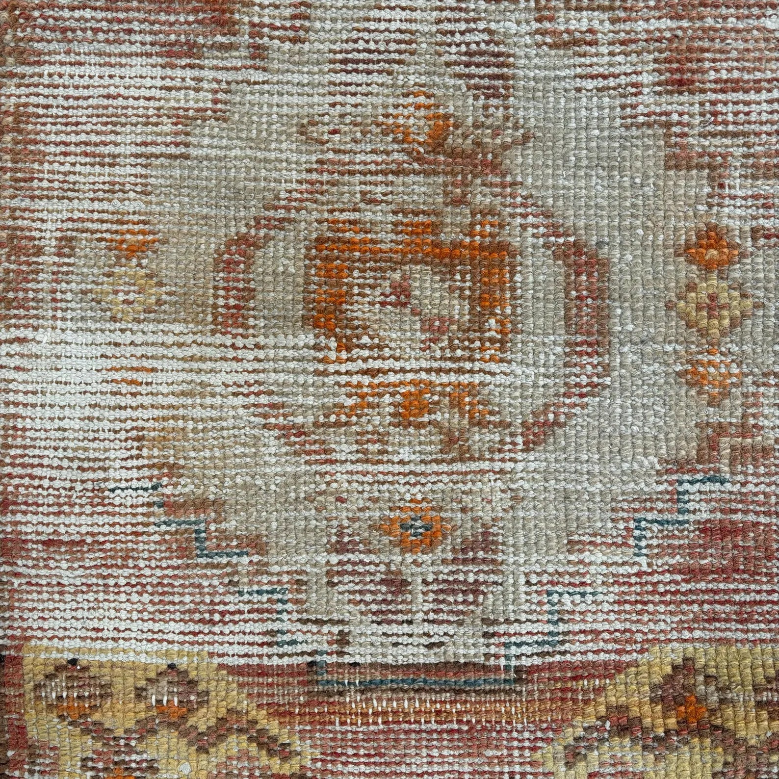 Vintage Turkish Mini Rug 1.5 x 2.4 ft