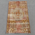 Vintage Turkish Mini Rug 1.5 x 2.4 ft