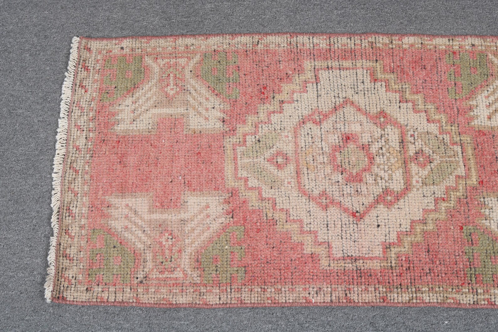 Vintage Turkish Mini Rug 1.6 x 3 ft