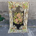 Vintage Turkish Accent Area rug 4.5 x 7.4 ft