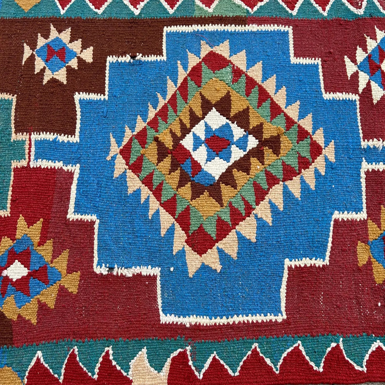 Vintage Turkish Runner Rug 2.9 x 10.3 ft