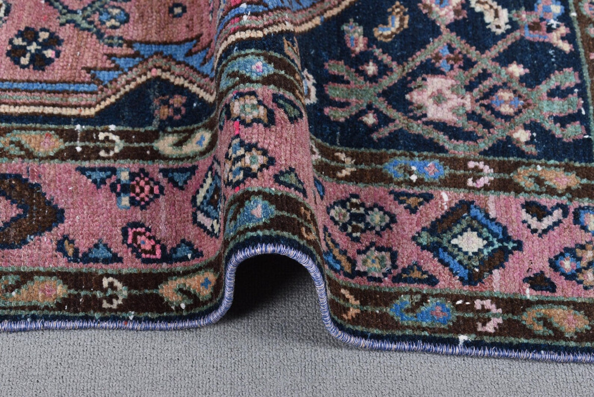 Vintage Persian Accent Area Rug 3.7 x 6 ft