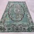 XL Vintage Turkish Accent Area rug 5.5 x 7.8 ft