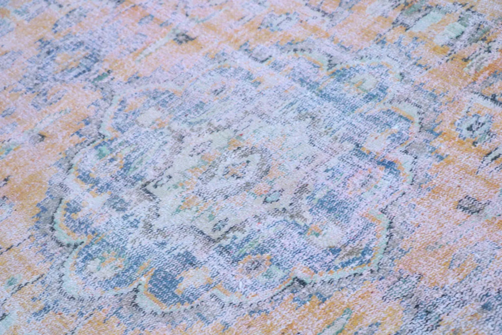 XL Vintage Turkish Accent Area Rug 4.8 x 8.3 ft
