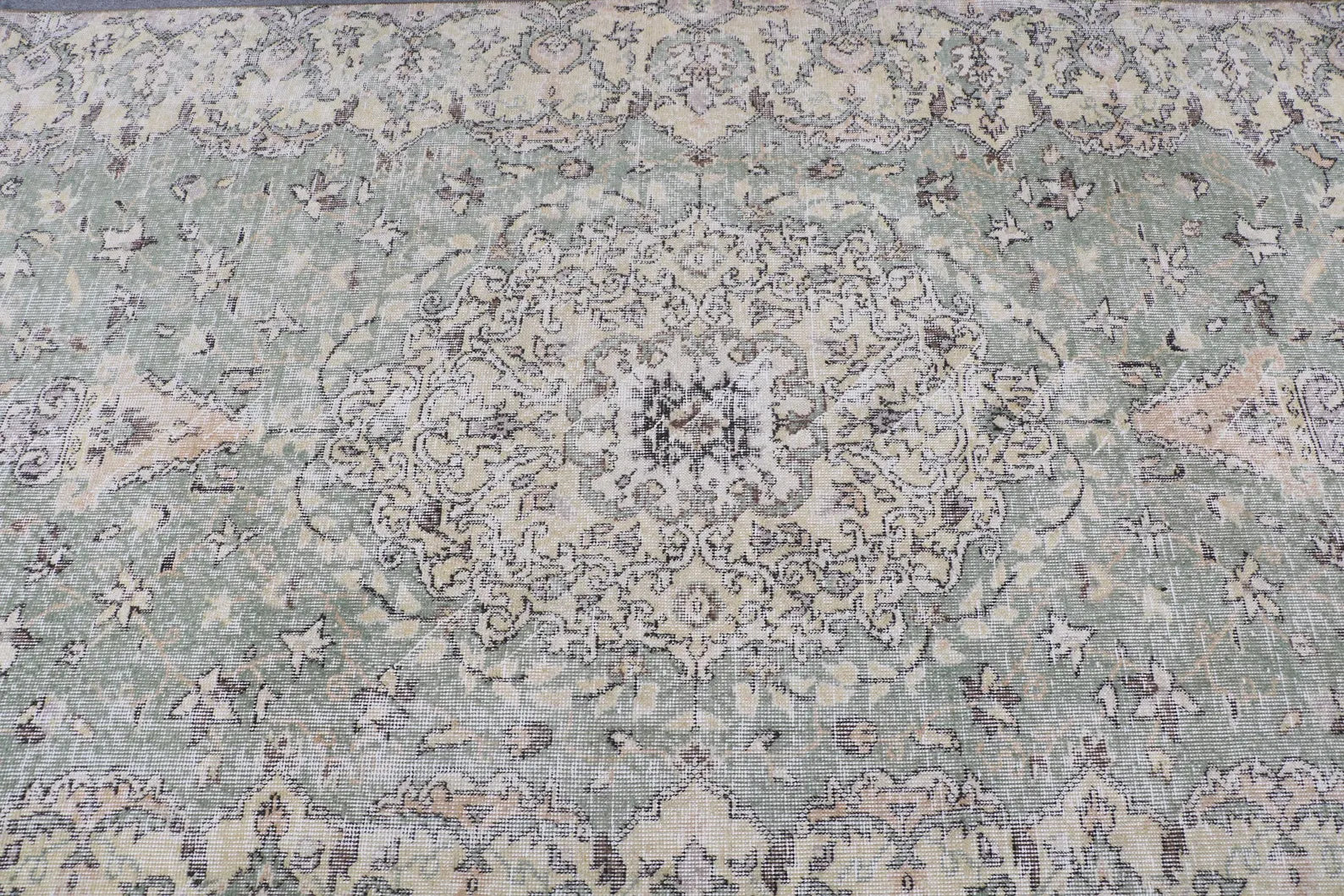 XL Vintage Kilim Turkish Accent Area rug 5.2 x 7.6 ft