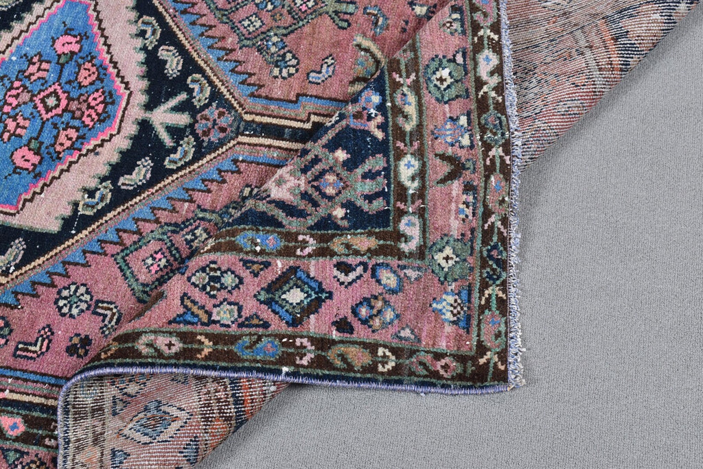 Vintage Persian Accent Area Rug 3.7 x 6 ft