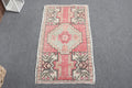 Vintage Turkish Mini Rug 1.7 x 2.9 ft