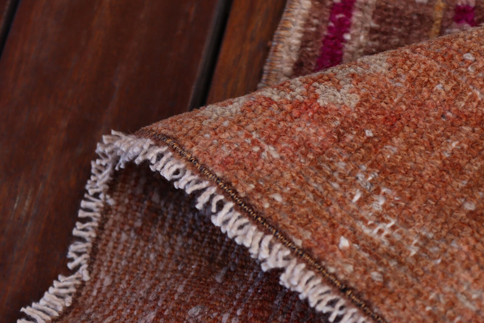 Vintage Turkish Mini Rug 1.1 x 2.5 ft