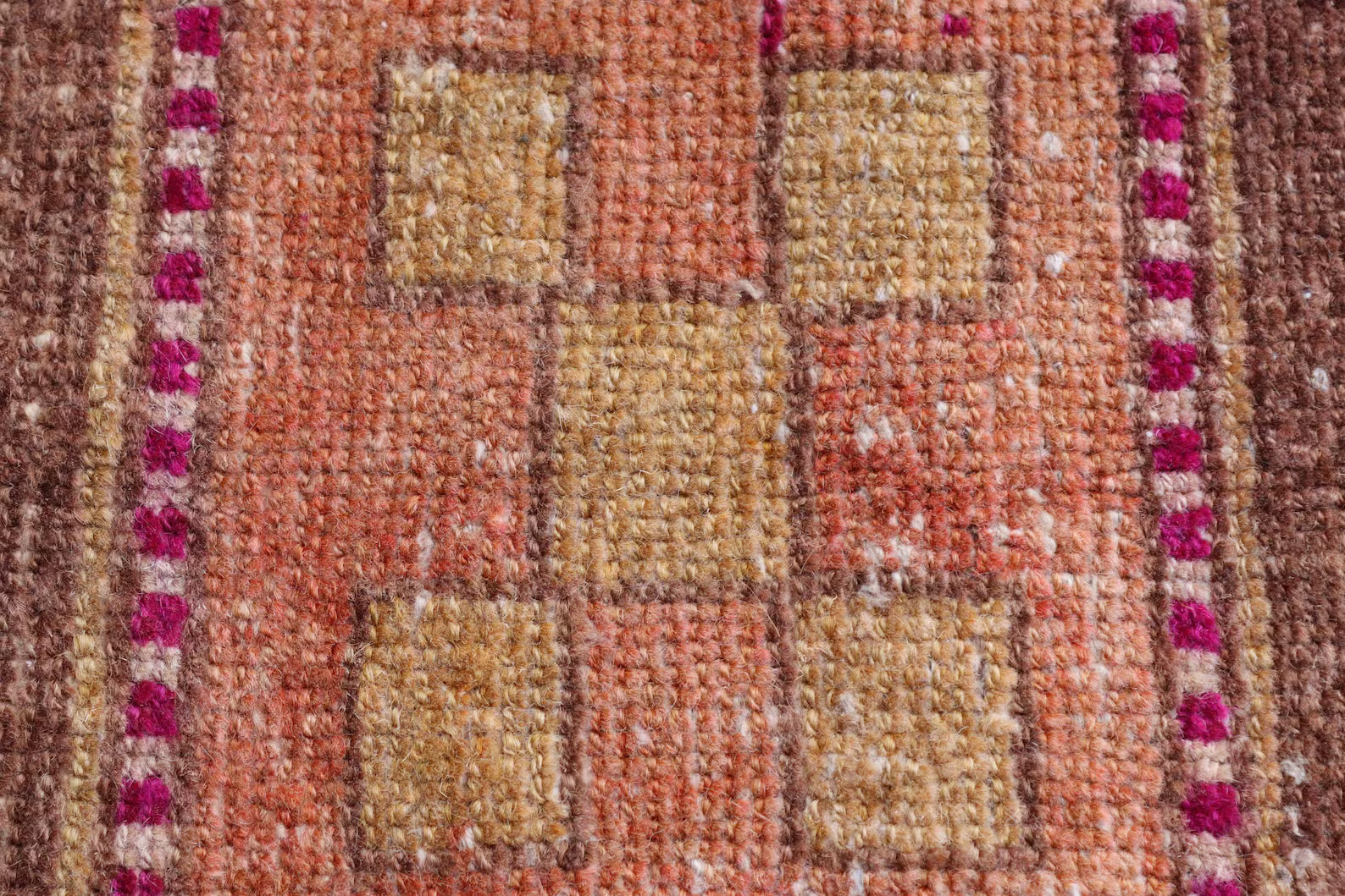 Vintage Turkish Mini Rug 1.1 x 2.5 ft