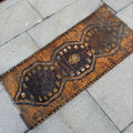 Vintage Turkish Mini Rug 1.3 x 3 ft