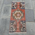 Vintage Turkish Mini Rug 1.3 x 2.9 ft