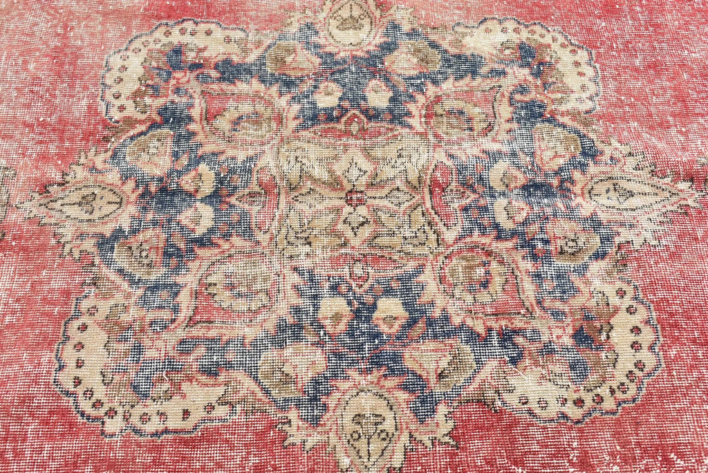XL Vintage Turkish Accent Area Rug 7 x 10 ft