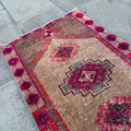 Vintage Turkish Mini Rug 1.6 x 2.8 ft