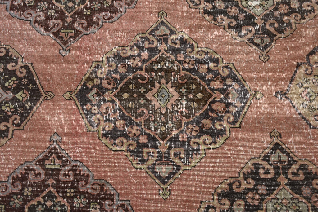 Vintage Turkish Runner Rug 2.8 x 6.9 ft