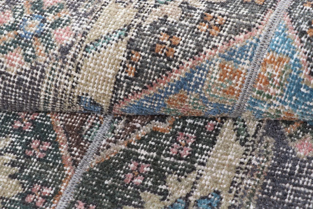 Vintage Turkish Runner Rug 1.9 x 4.7 ft