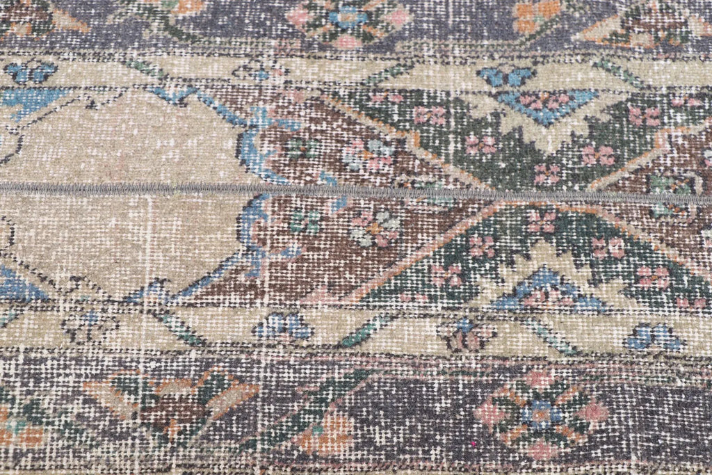 Vintage Turkish Runner Rug 1.9 x 4.7 ft