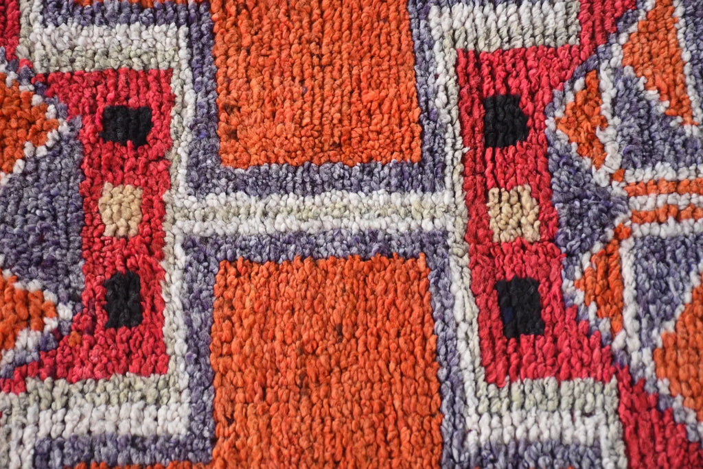 Vintage Turkish Runner Rug 2.9 x 9.1 ft