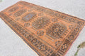 Vintage Turkish Accent Area rug 4.7 x 10.7 ft