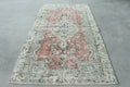 Vintage Turkish Accent Area rug 4.5 x 8.2 ft