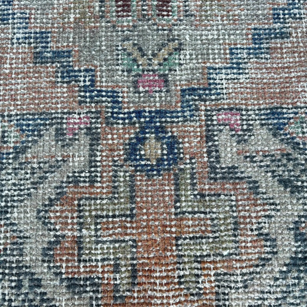 Vintage Turkish Mini Rug 1.4 x 2.8 ft