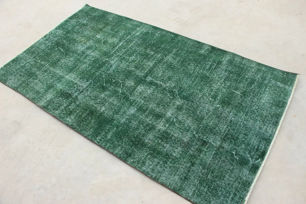 Vintage Turkish Accent Area rug 3.6 x 6.5 ft